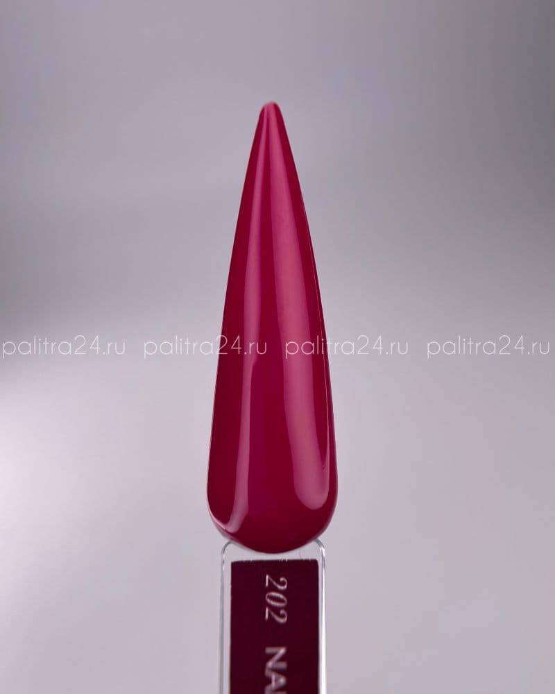 Nail Republic, 202 Perfect red гель-лак, Бордово-фиолетовый (10 гр)