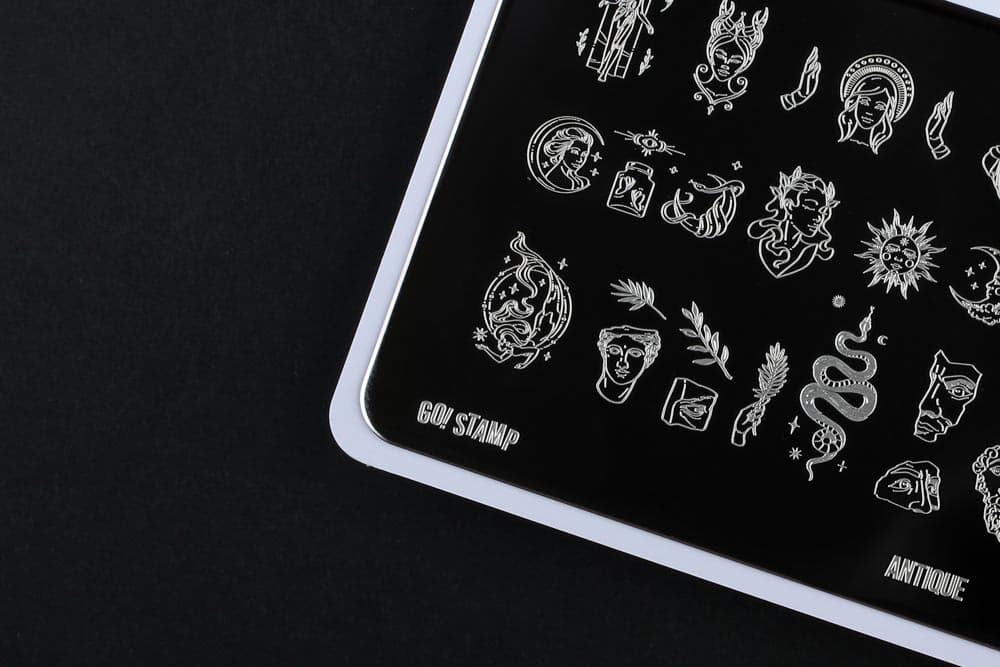 Go! Stamp, Пластина для стемпинга 182 Antique