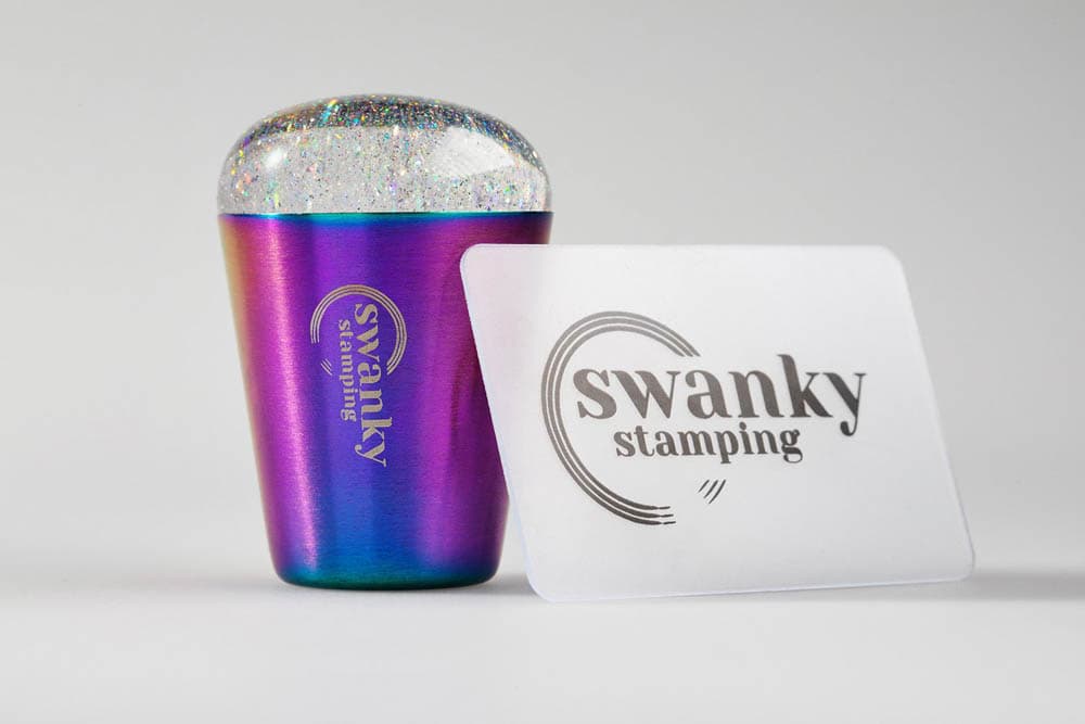 Swanky Stamping, Штамп , силиконовый, с блестками 3,5см без дна