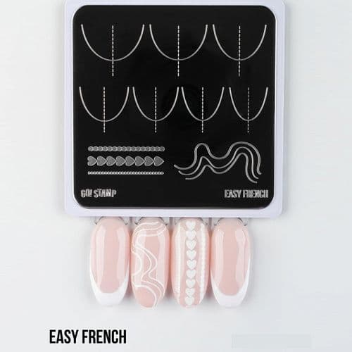 Go! Stamp, Пластина для стемпинга MINI Easy French