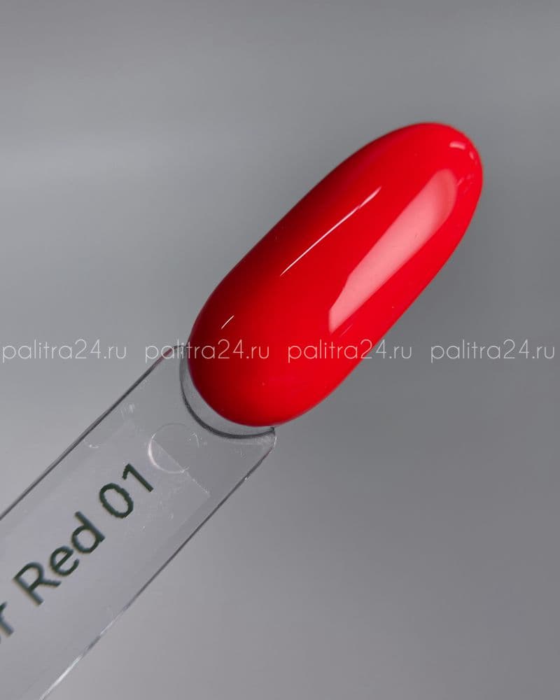 iPerfect, Red color gel 01, 10гр стеклянный флакон с кистью