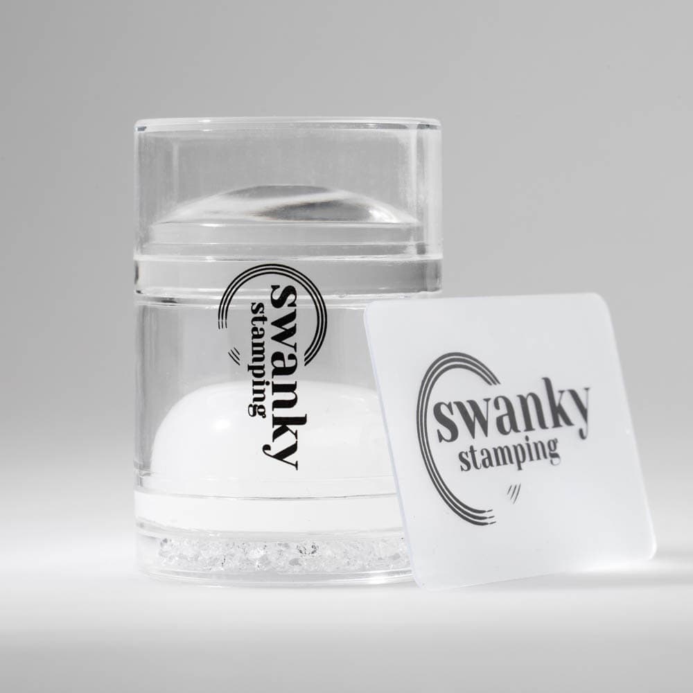 Swanky Stamping, Штамп прозрачный, силиконовый, двойной 4см