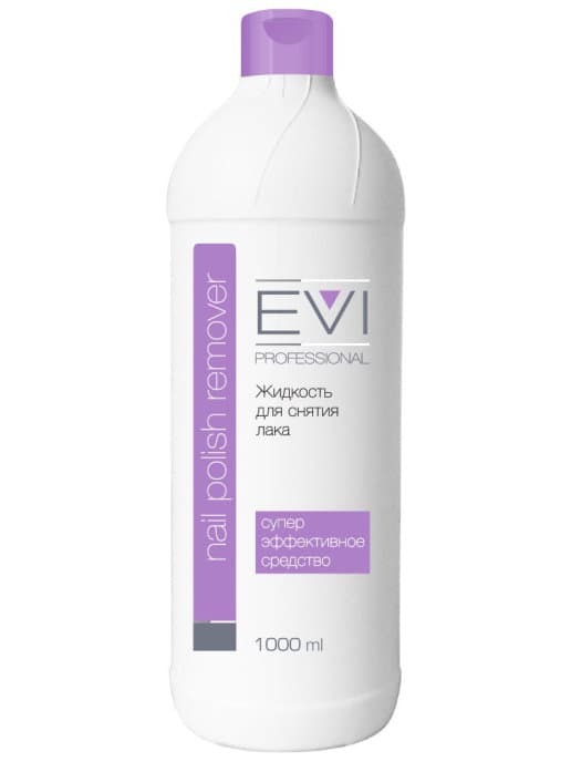 EVI professional Жидкость для снятия лака с ацетоном 1000мл