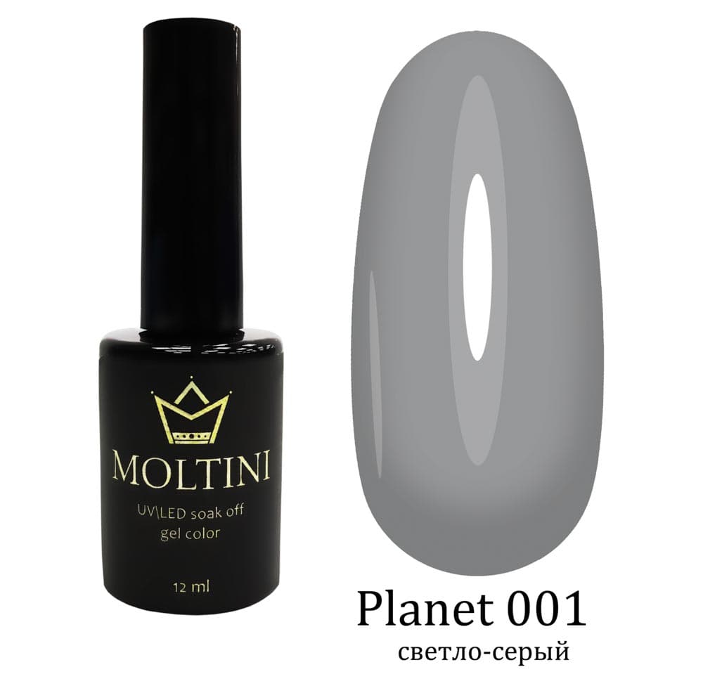 Moltini цветной гель-лак "Planet" 001. 12 мл.