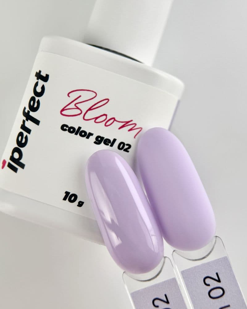 iPerfect, Bloom color gel 02 - гель-лак для ногтей, 10гр флакон с кистью