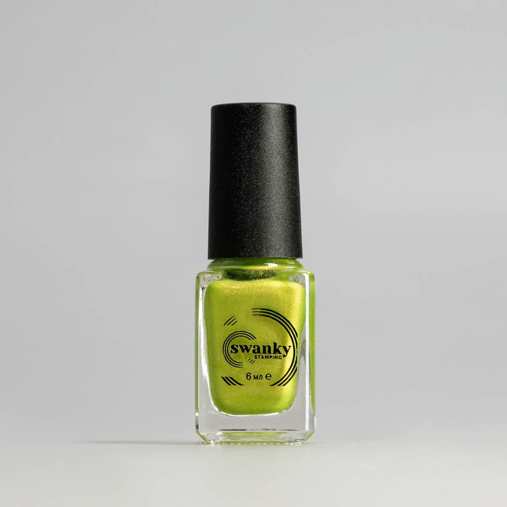 Swanky Stamping, Лак для стемпинга M0115 лаймовый 6мл