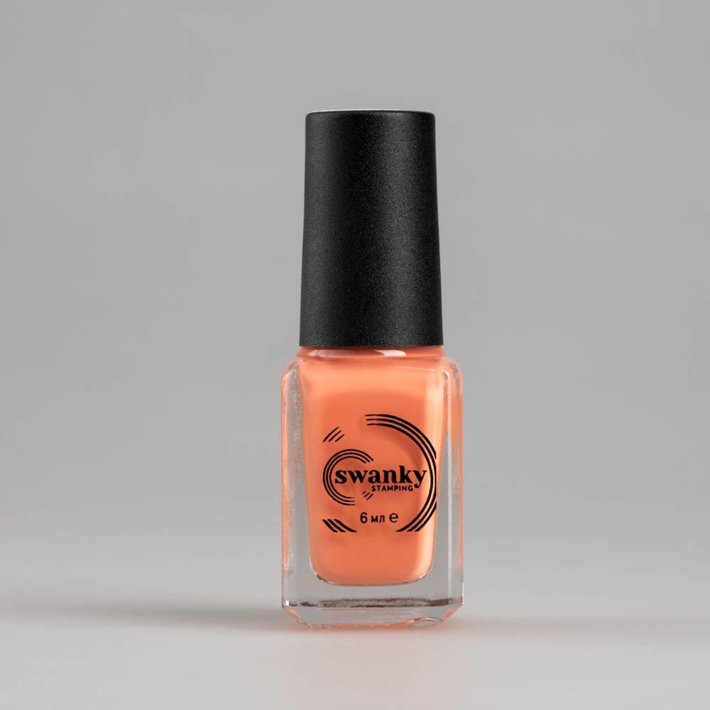 Swanky Stamping, Лак для стемпинга S064, коралл, 6мл #