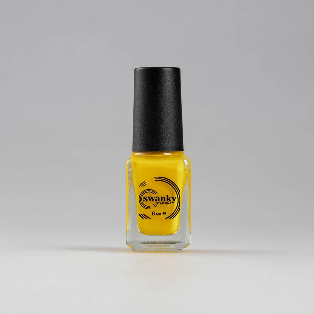 Swanky Stamping, Лак для стемпинга S050, lemon chrome 6мл #