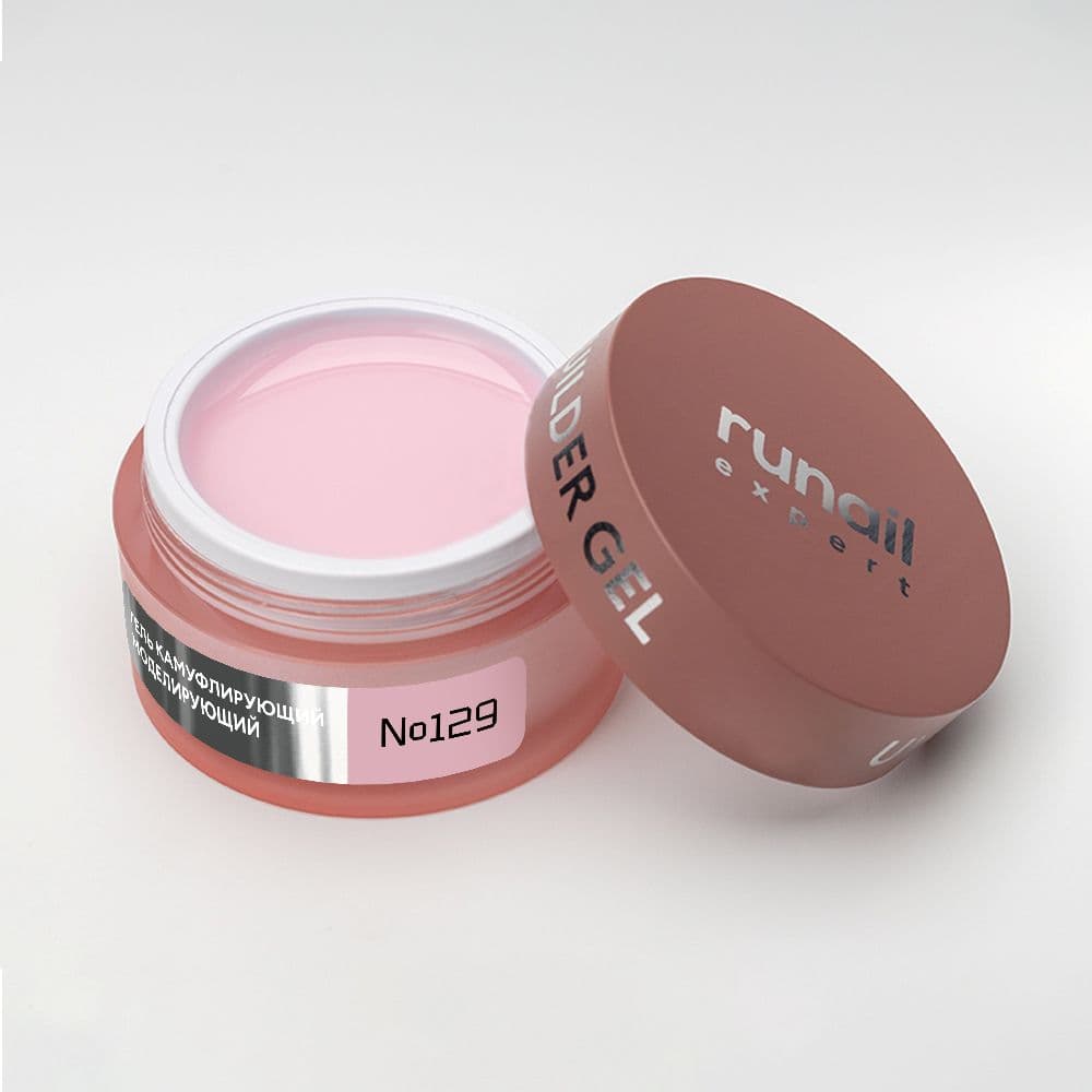 Runail, Гель моделирующий UV BULDER GEL Expert № 129, 50г банка