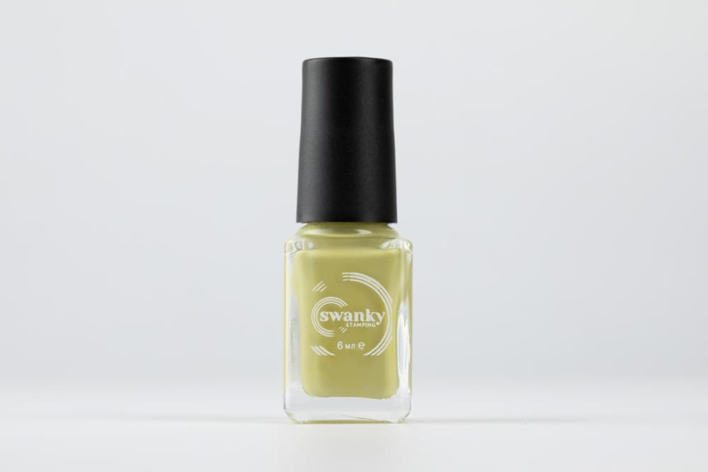 Swanky Stamping, Лак для стемпинга S85 олива, 6мл #