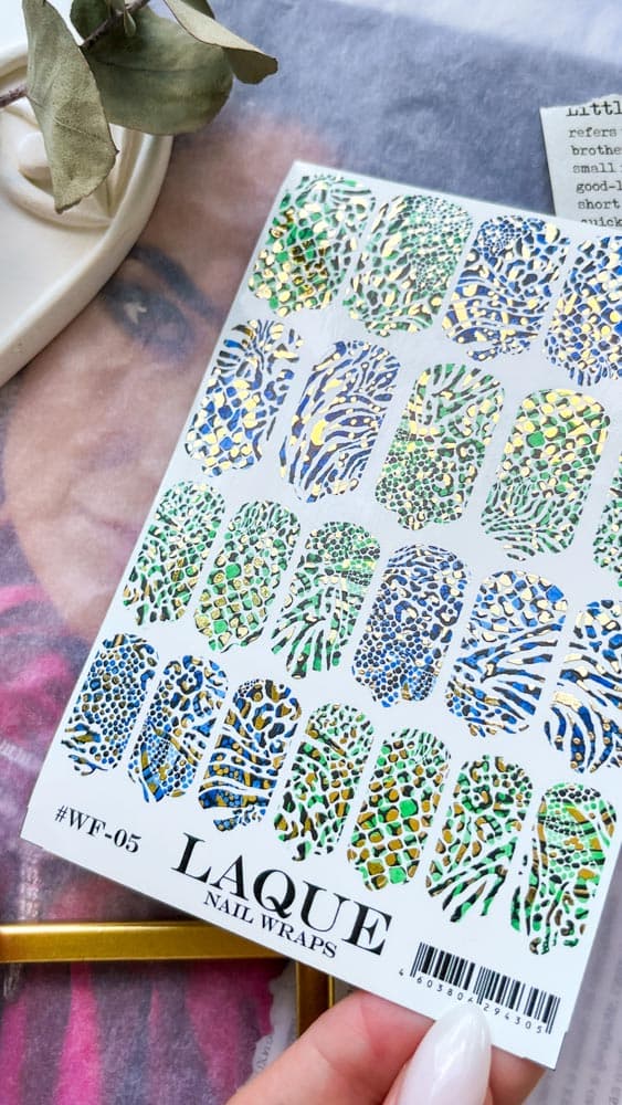 "LAQUE" Пленки NAIL WRAPS FOIL №5