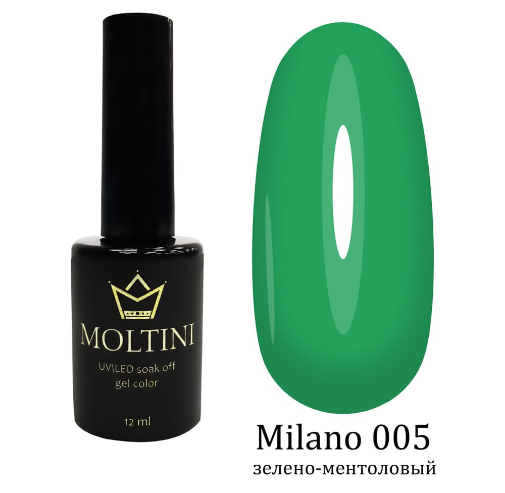 Moltini цветной гель-лак  "Milano" № 005. 12 мл.#