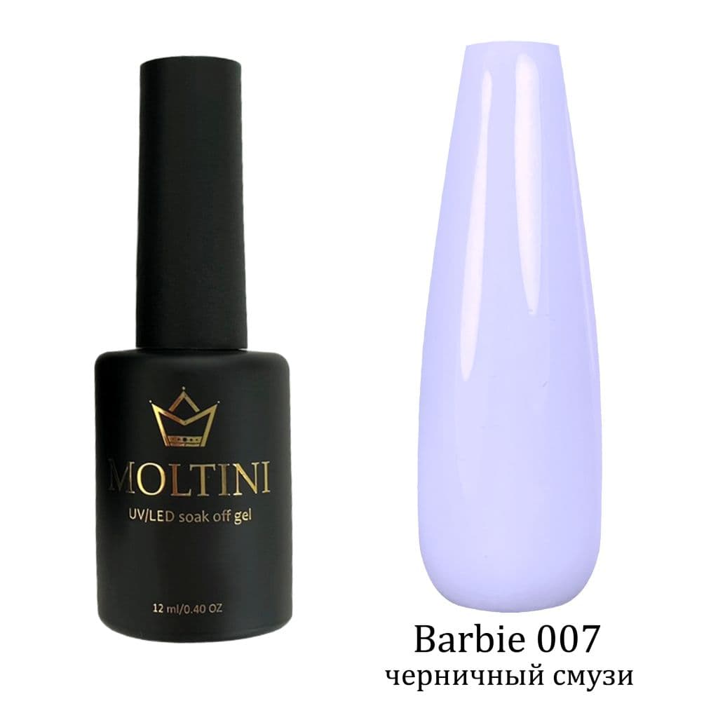 Moltini цветной гель-лак Barbie № 007. 12 мл.