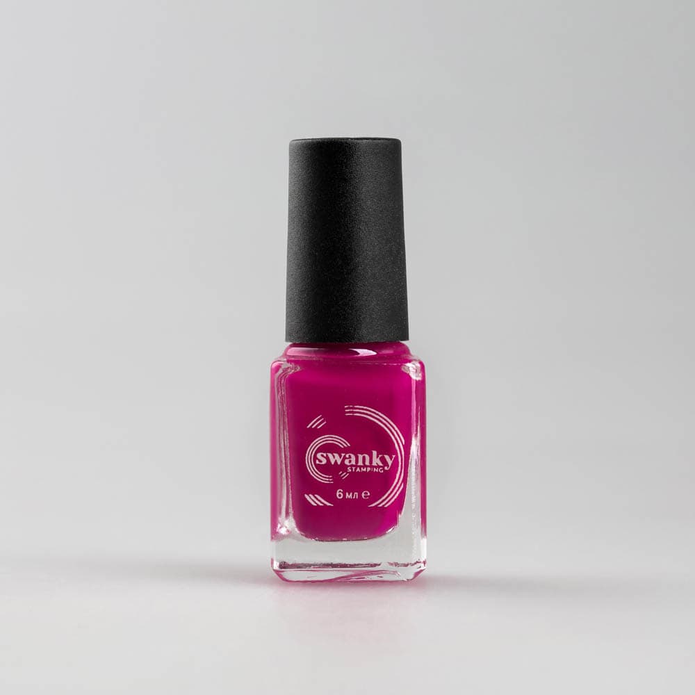 Swanky Stamping, Лак для стемпинга S05, розовый 6мл