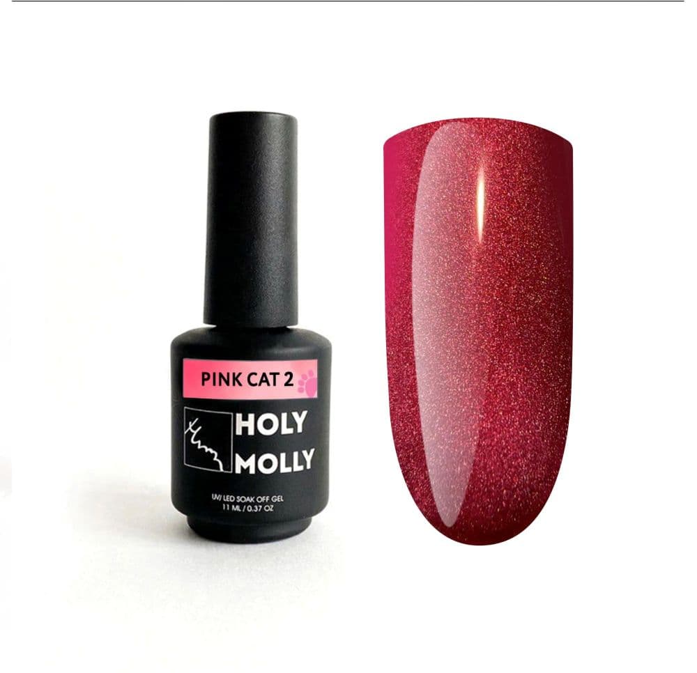 Holy Molly, Гель-лак  Pink Cat 2 11ml