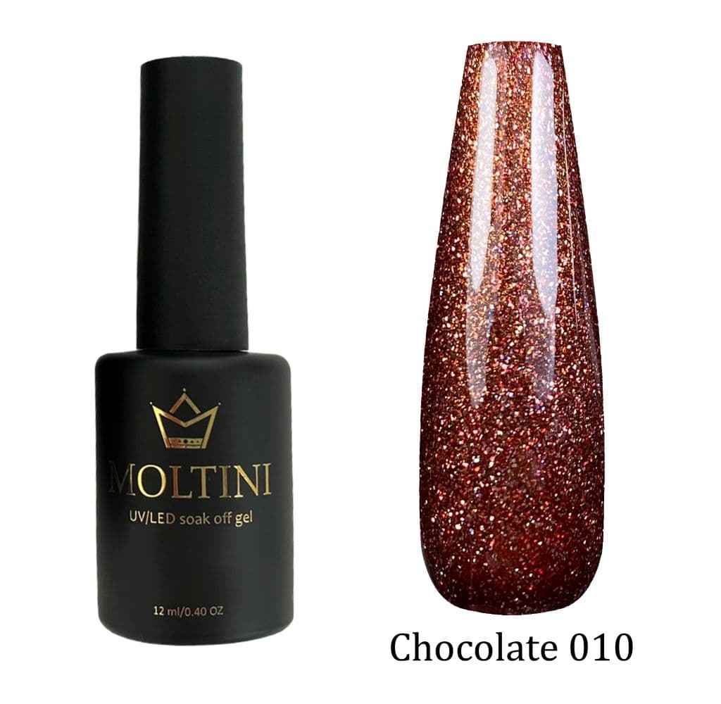 MOLTINI Цветной лак "Chocolate" 010. 12 мл.