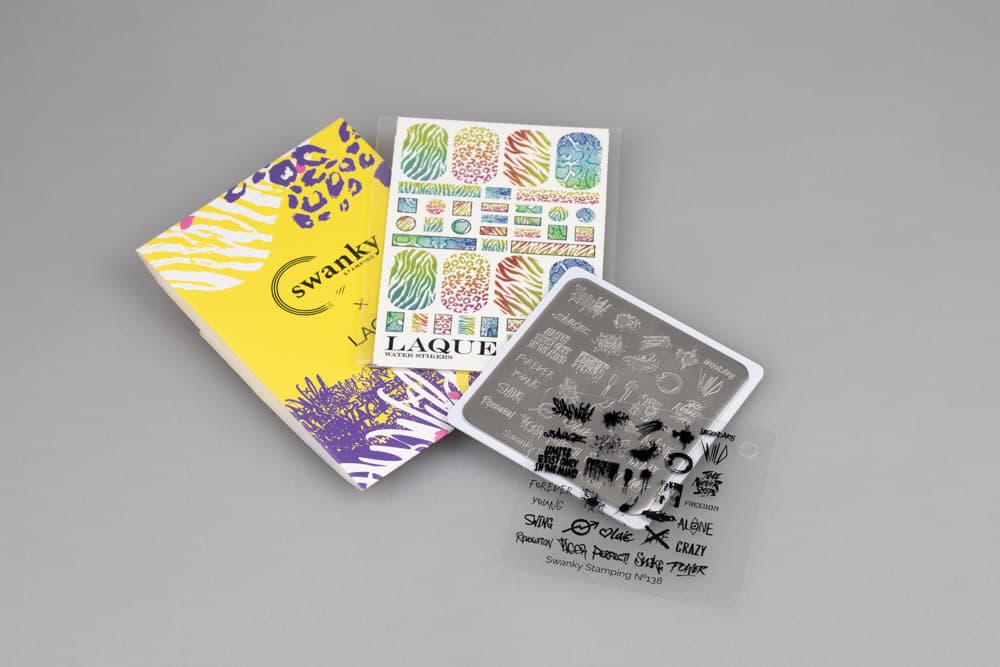Swanky Stamping, Набор для стемпинга +Laque