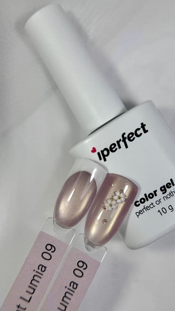iPerfect, Lumia cat color gel 09 - гель-лак для ногтей, 10гр флакон с кистью