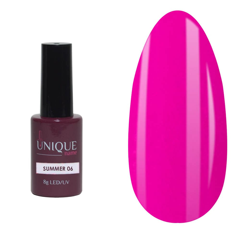 Unique, Гель-лак Лето 06 (Summer 06) (8ml)