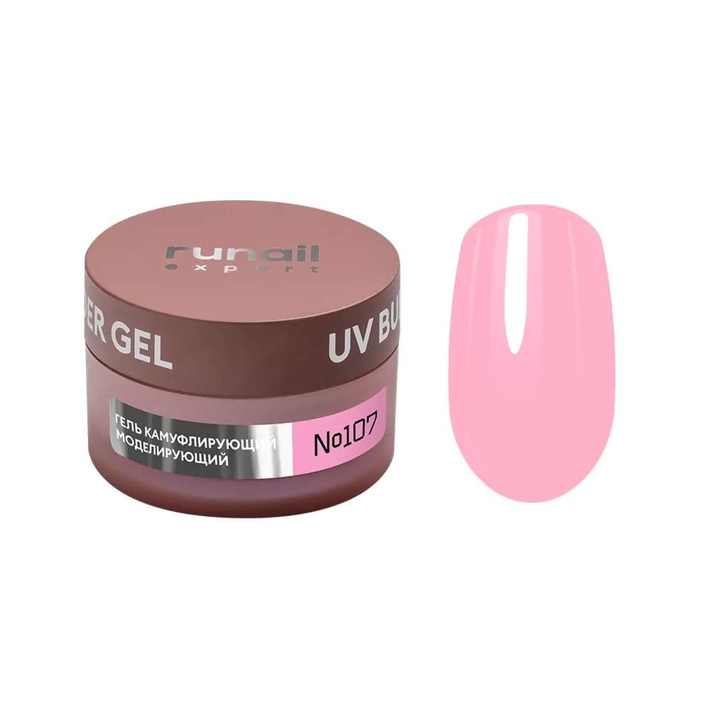 Runail, Гель моделирующий UV BULDER GEL Expert № 107, 50г банка