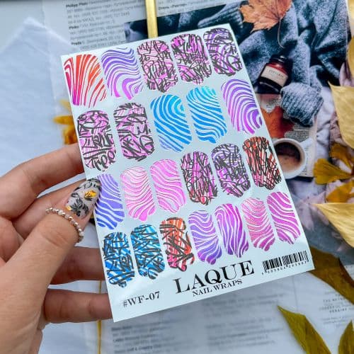 "LAQUE" Пленки NAIL WRAPS FOIL №7