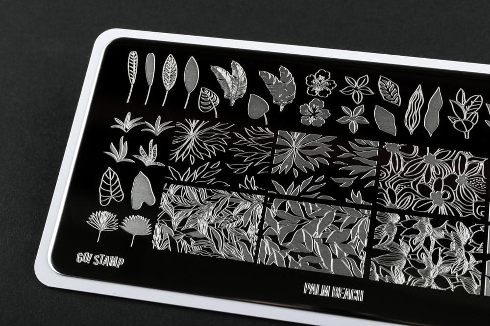 Go! Stamp, Пластина для стемпинга 154 Palm Beach