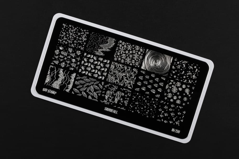 Go! Stamp, Пластина для стемпинга 259 Snowfall