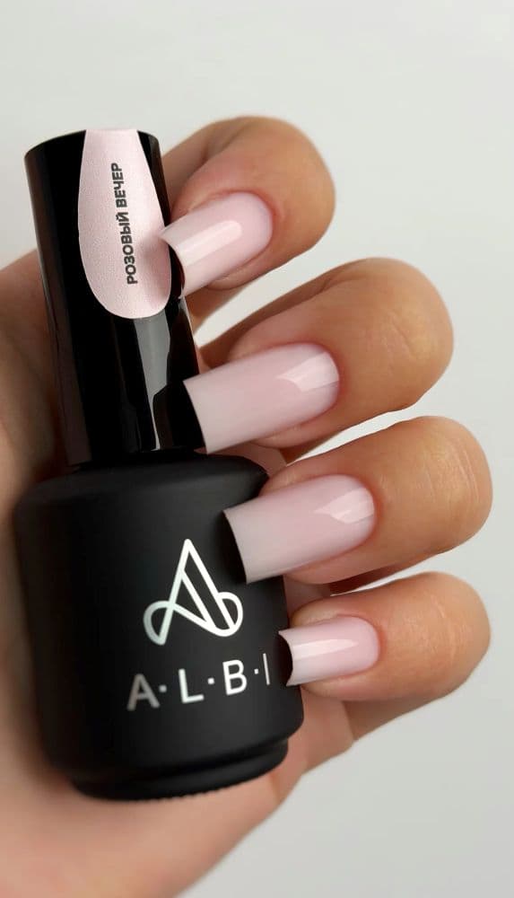 ALBI, LIQUID POLYGEL *Розовый вечер ,15ml