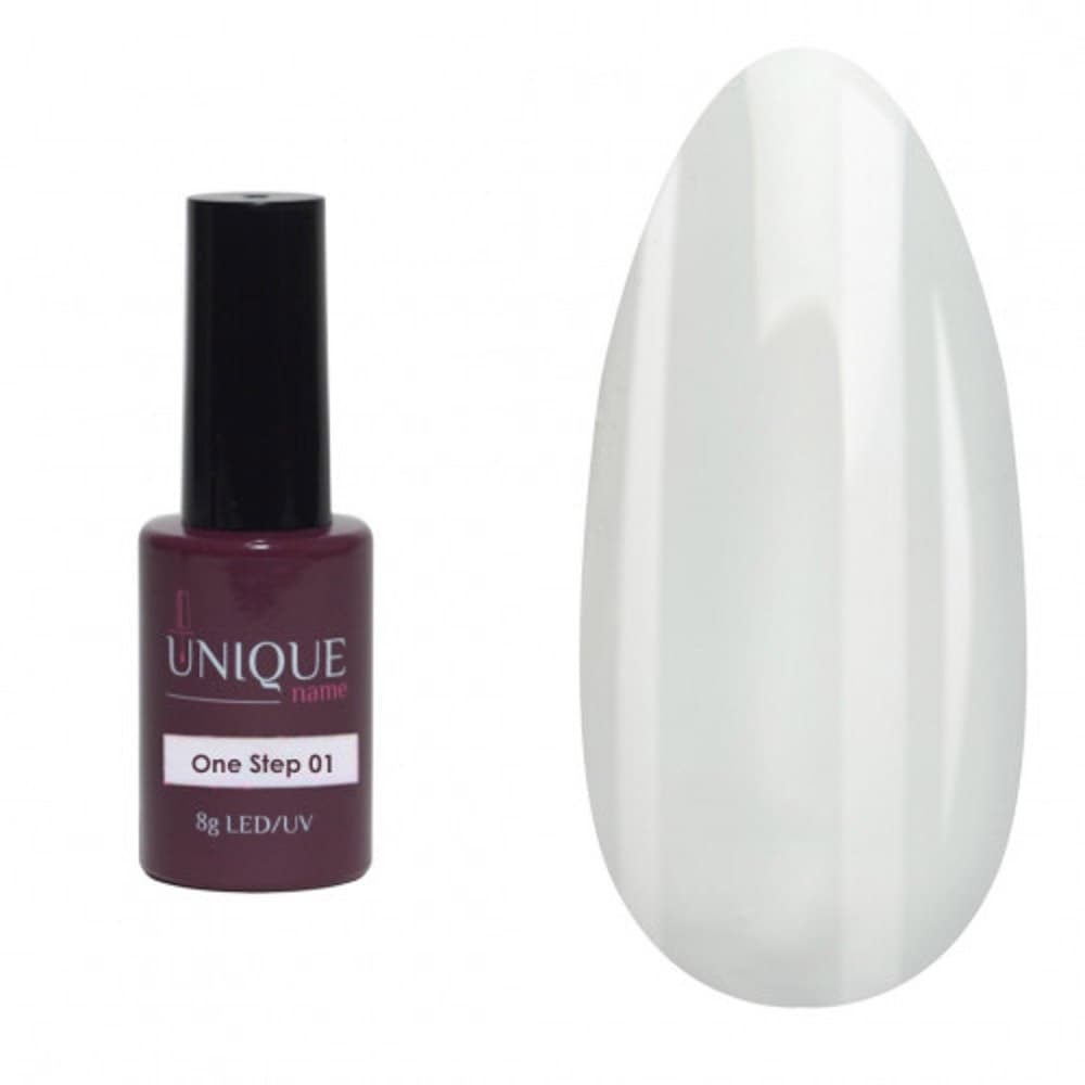 Unique, Однофазный Гель-лак 01 (One Step №01) (8ml)
