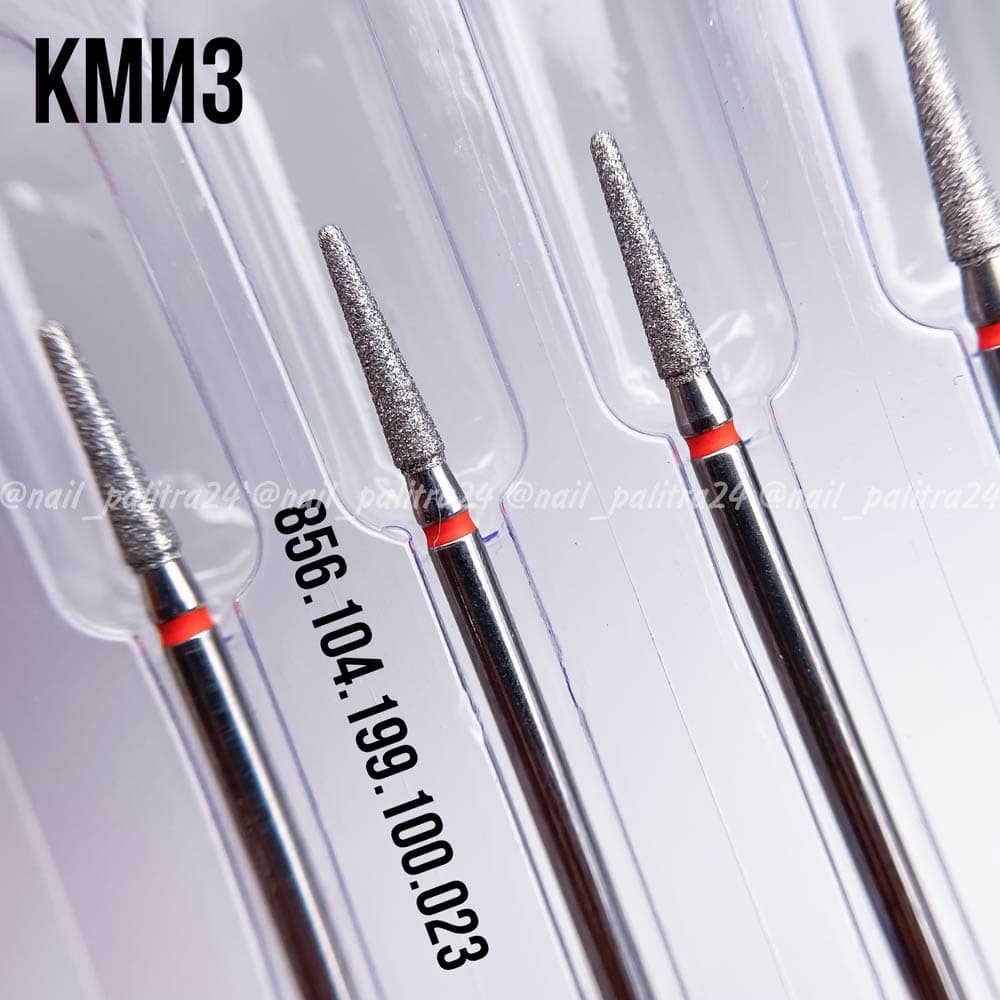 ФРЕЗА №47 КОНУС УС. СФЕРА d2,3 h10,0 красная ГСАКС-2,3П-10М КМИЗ 118101