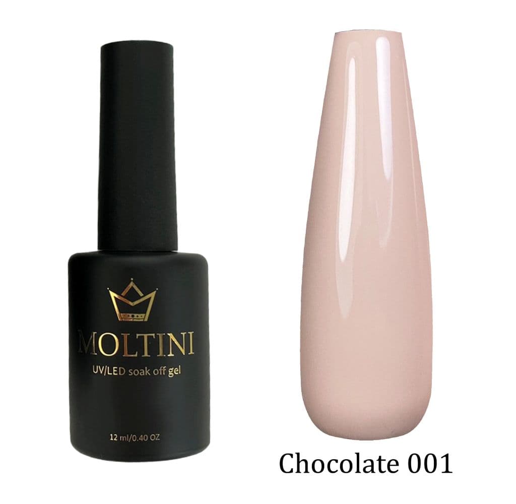 MOLTINI Цветной лак "Chocolate" 001. 12 мл.