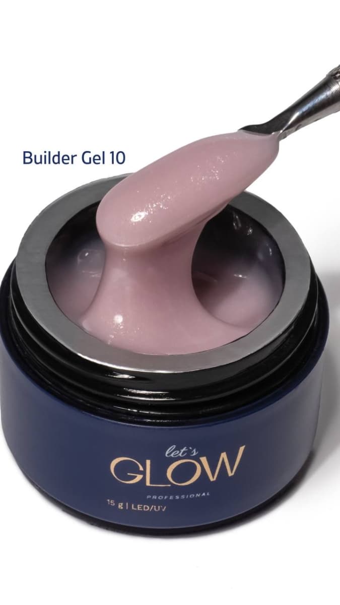 LetsGlow Строительный гель Builder gel №10 13гр