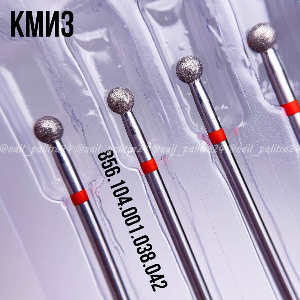ФРЕЗА №95 ШАР d4,2 h3,8 красная ГСАШ-4,2П-М КМИЗ 118103