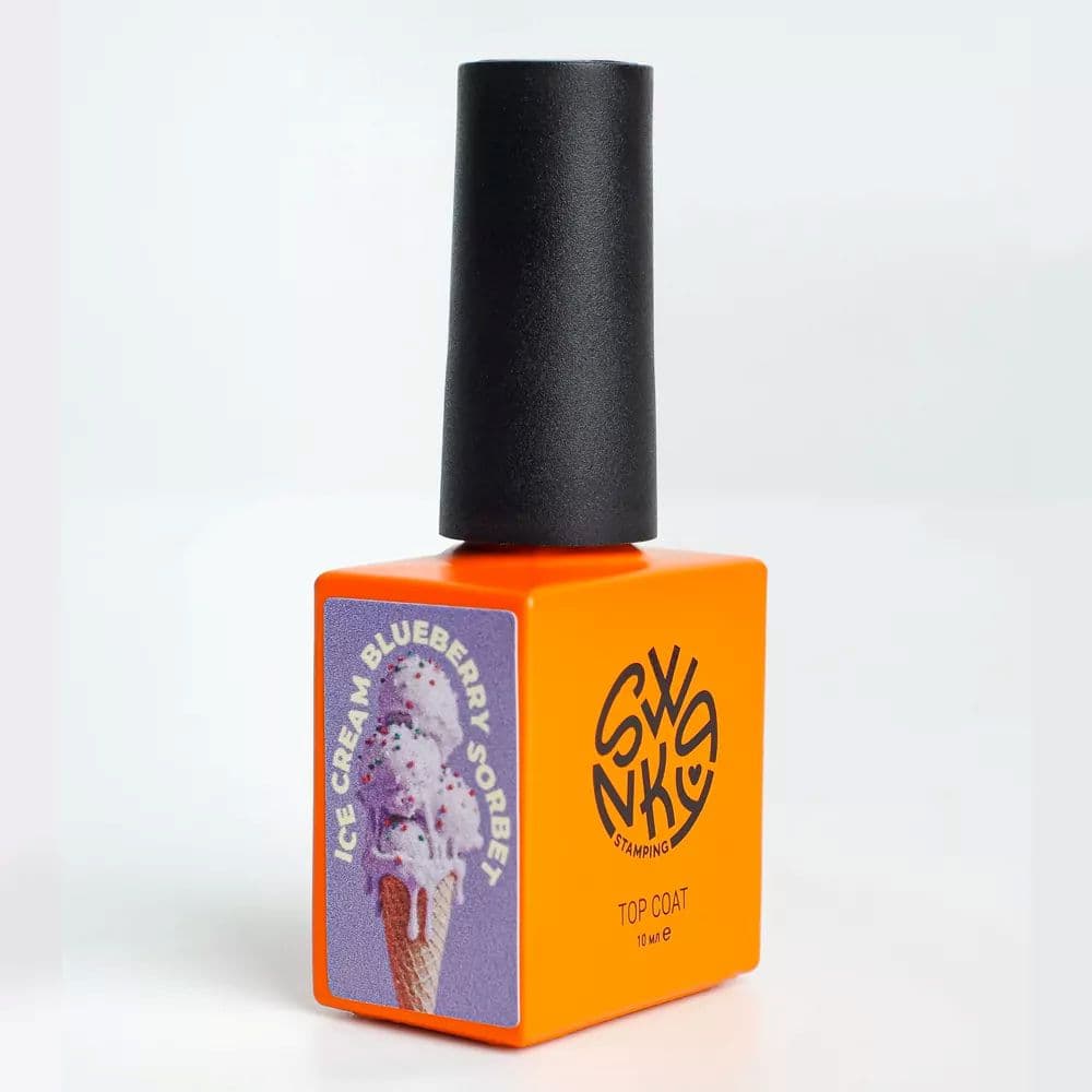 Swanky Stamping, Финишное покрытие Черничное мороженое (Blueberry Sorbet) , 10мл