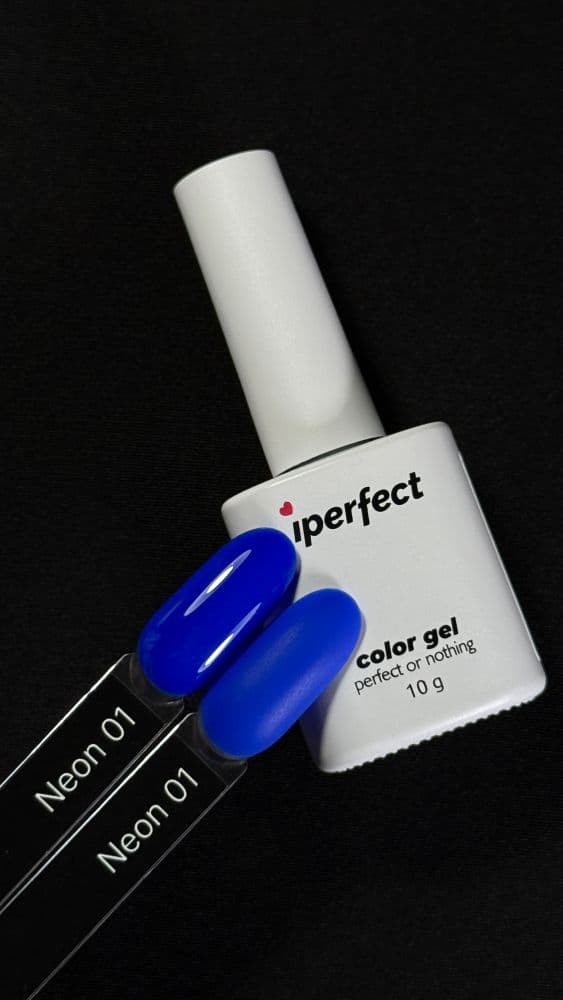 iPerfect, Neon color gel 01 - гель-лак для ногтей, 10гр флакон с кистью