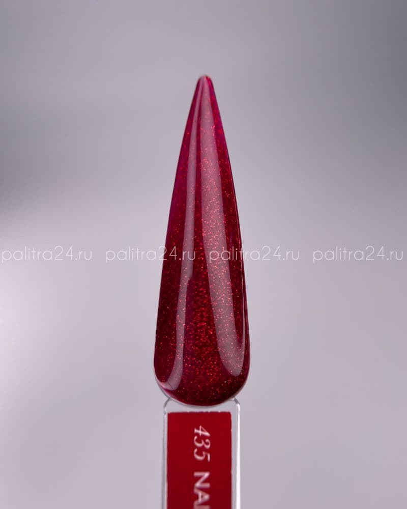 Nail Republic, 435 Passion гель-лак, Мерцающий бордовый турмалин (10 гр)