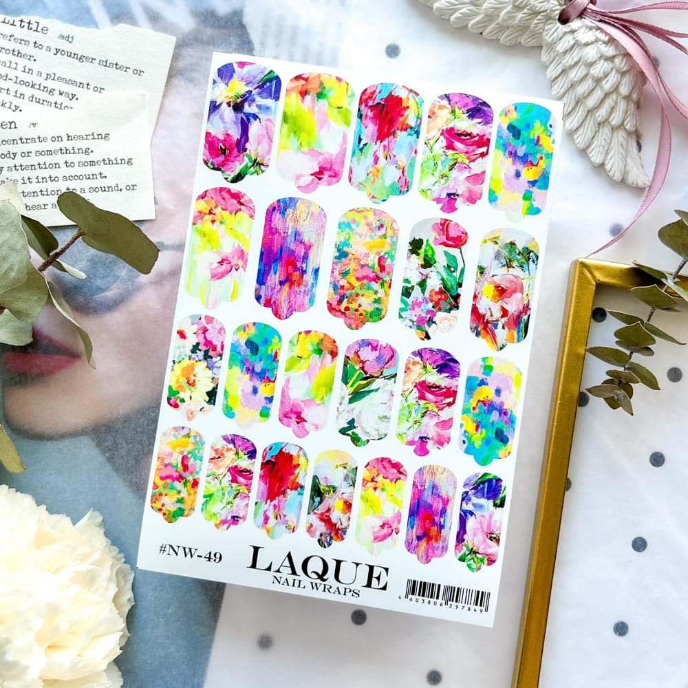 "LAQUE" Пленки NAIL WRAPS №49