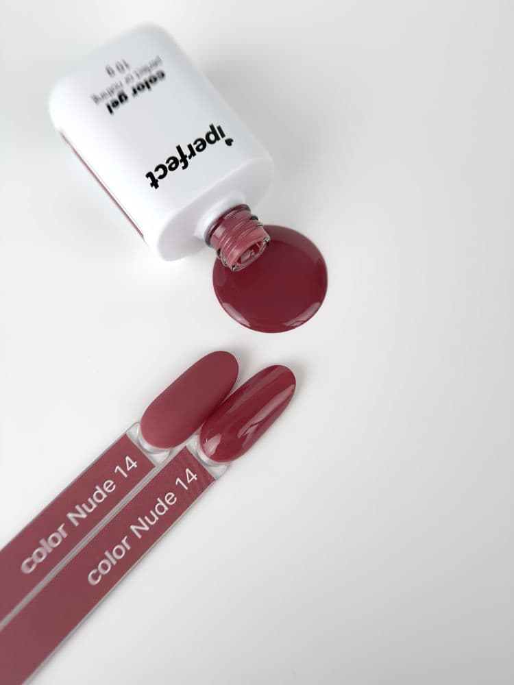 iPerfect, Nude color gel 14 - гель-лак для ногтей 10гр