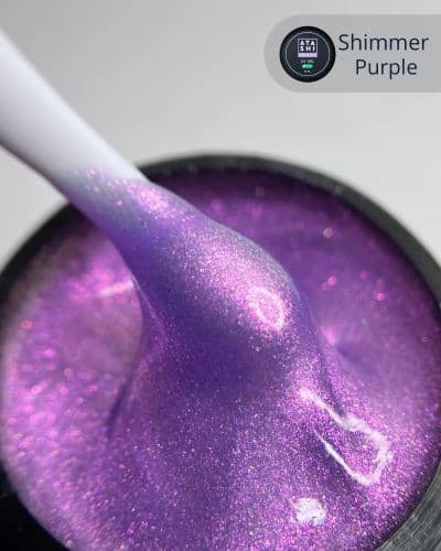 ATASHI Smart Uv gel, Shimmer Purple ,15мл