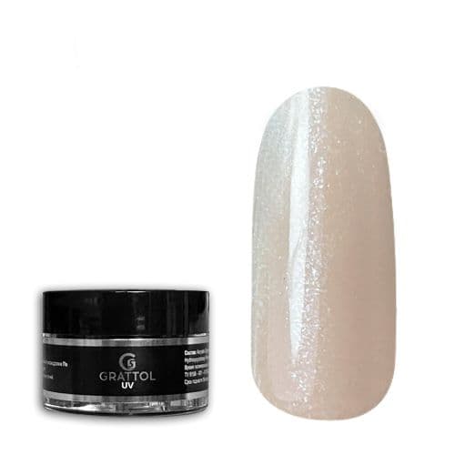 Grattol Camouflage Gel Shimmer Light Beige, 15 ml