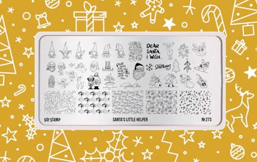 Go! Stamp, Пластина для стемпинга 273