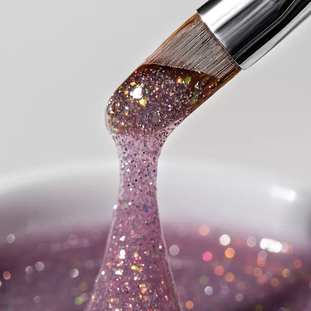 Runail, Моделирующий УФ-гель светоотр. BUILDER UV GEL  MILK DIAMOND 15 г №9879
