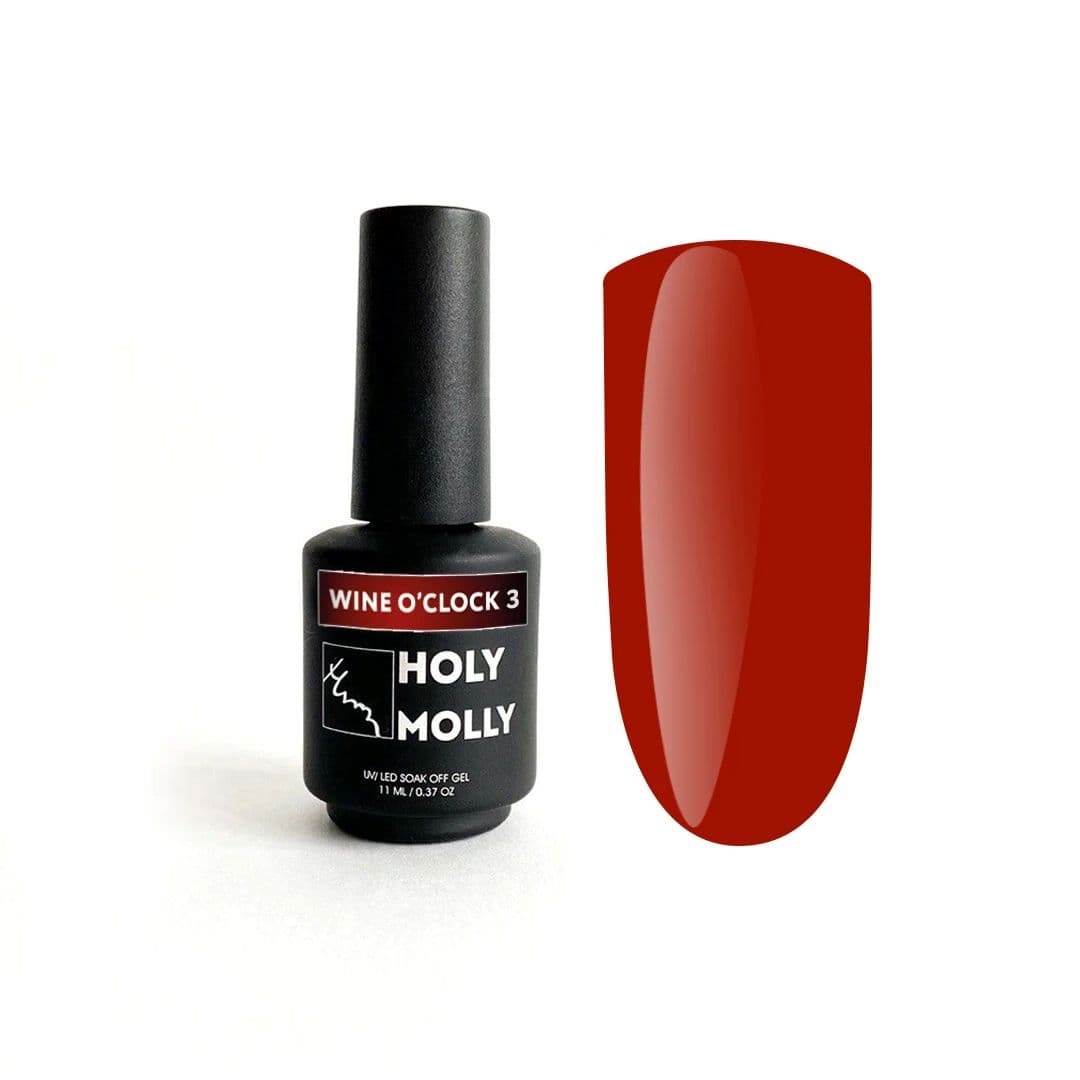 Holy Molly, Гель-лак   Wine O*Clock №3 11ml