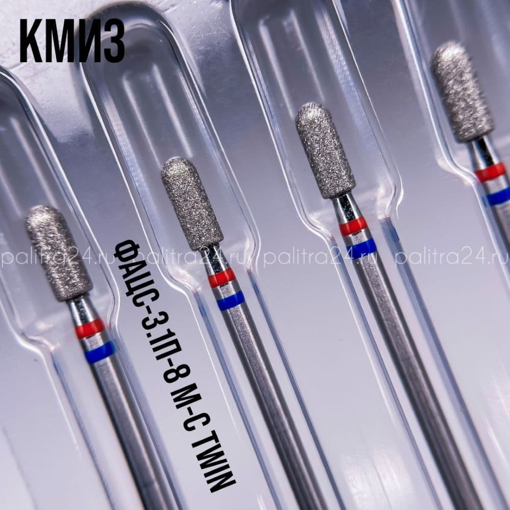 ФРЕЗА №124 ЦИЛИНДР d3,1 h8,0 красносиняя ФАЦС-3,1П-8 М-С twin КМИЗ 118760
