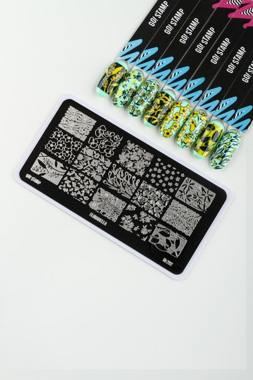 Go! Stamp, Пластина для стемпинга 292 Florabella