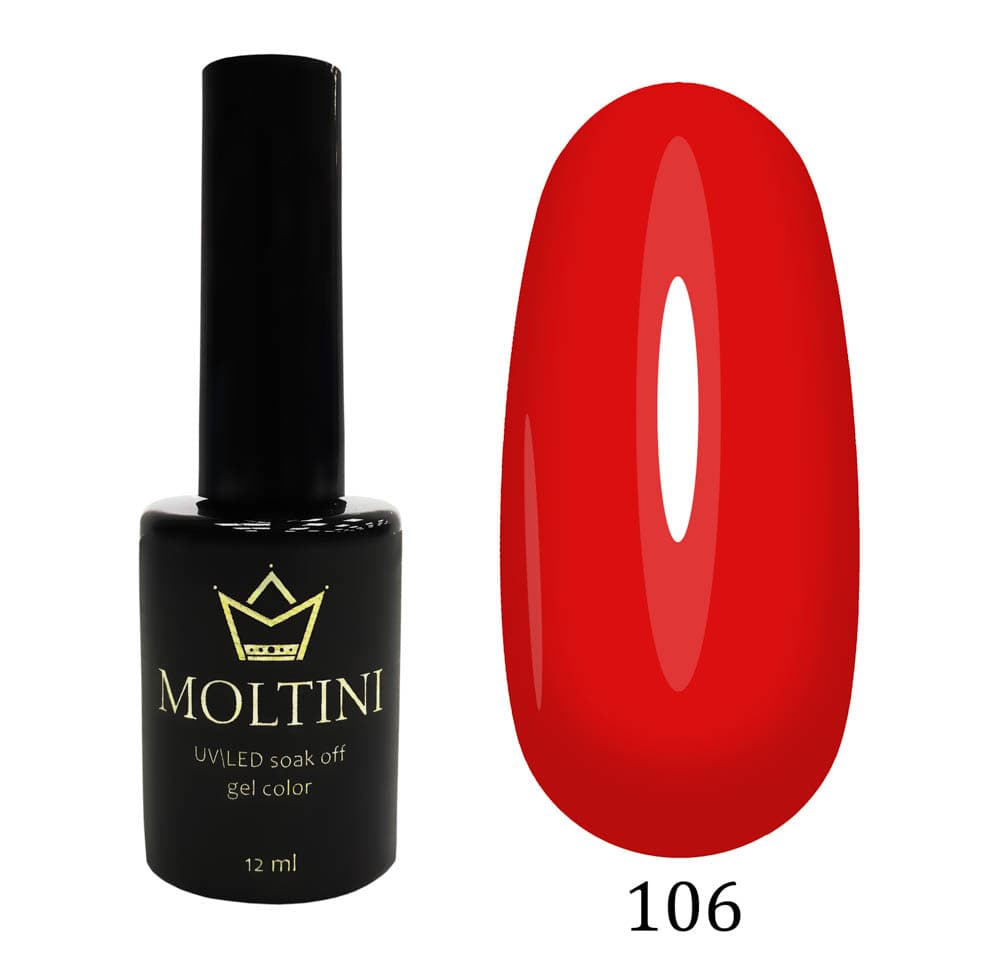 Moltini цветной гель-лак Classic № 106. 12 мл.