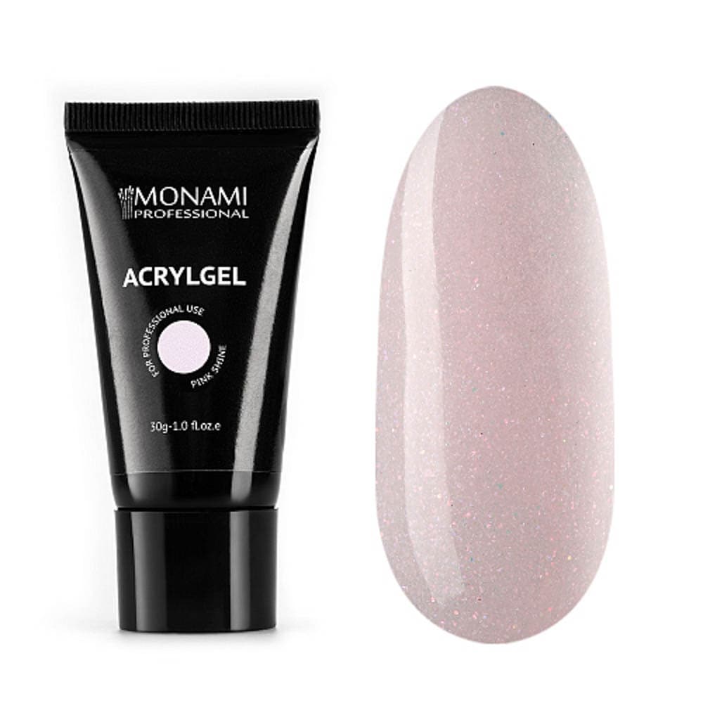 Monami Акригель AcrylGel Pure Pink SHINE, 30гр 007 #
