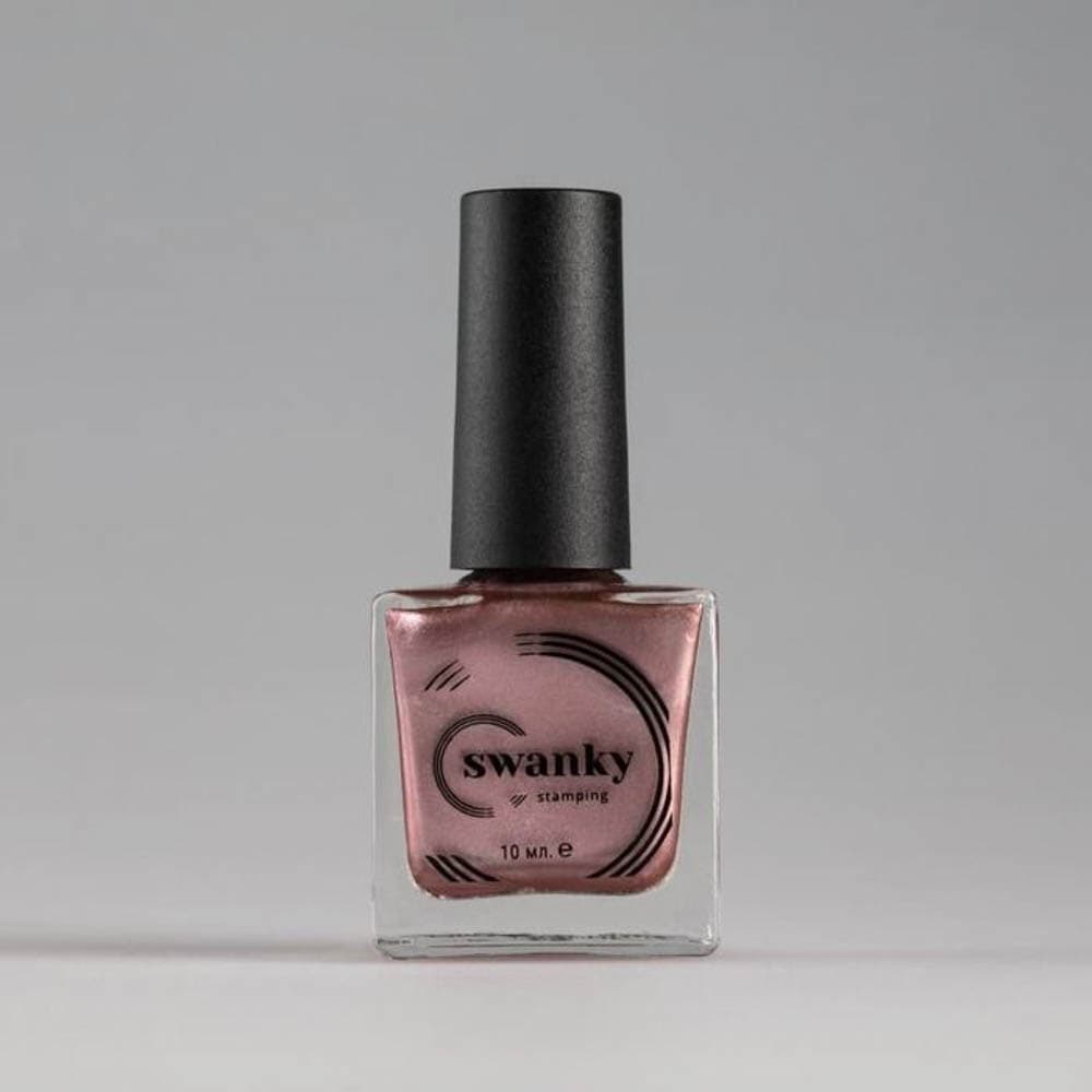 Swanky Stamping, Лак для стемпинга M003, розовое золото 10мл