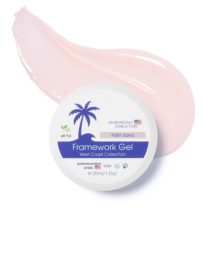 American Creator, Гель для наращивания ногтей West Coast-Framework Gel "Palm Sand" (30ml)