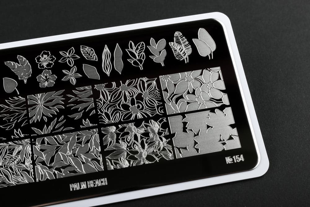 Go! Stamp, Пластина для стемпинга 154 Palm Beach
